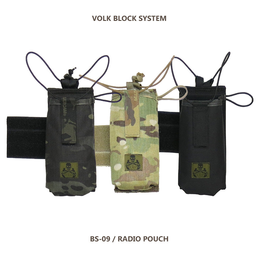 BS-09 / RADIO POUCH – VOLK TACTICAL GEAR
