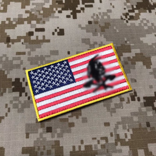 MADE IN USA 実物 DEVGRU レッドチーム フラッグパッチ (50)