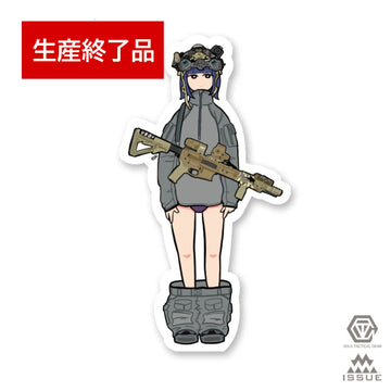 VTG × 3MI Combat Shirts Girl Sticker / Helmet ver