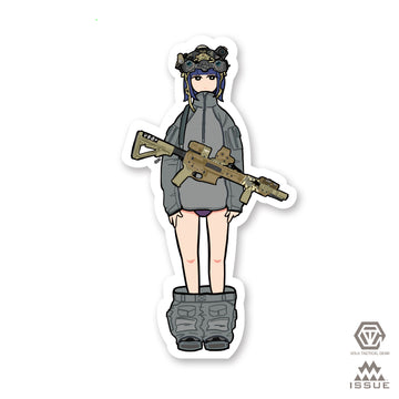 VTG × 3MI Combat Shirts Girl Sticker / Helmet ver