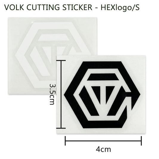 VOLK CUTTING STICKER - HEXlogo/L