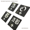 NIGHT GLOW PATCH / G2 BLOOD TYPE-M / MC BLACK