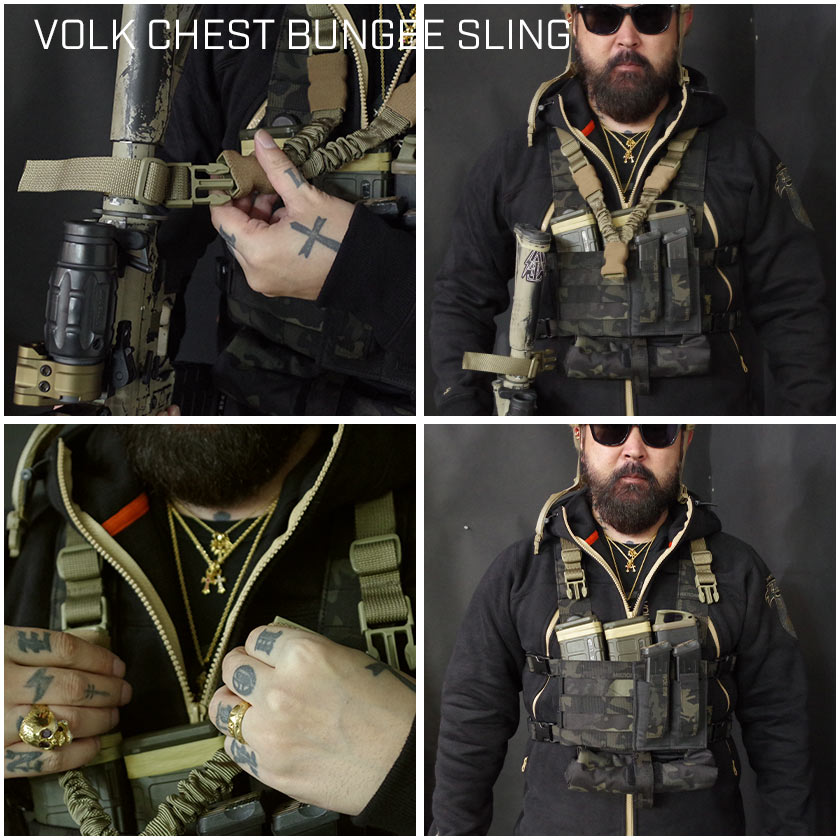 VOLK CHEST BUNGEE SLING – VOLK TACTICAL GEAR